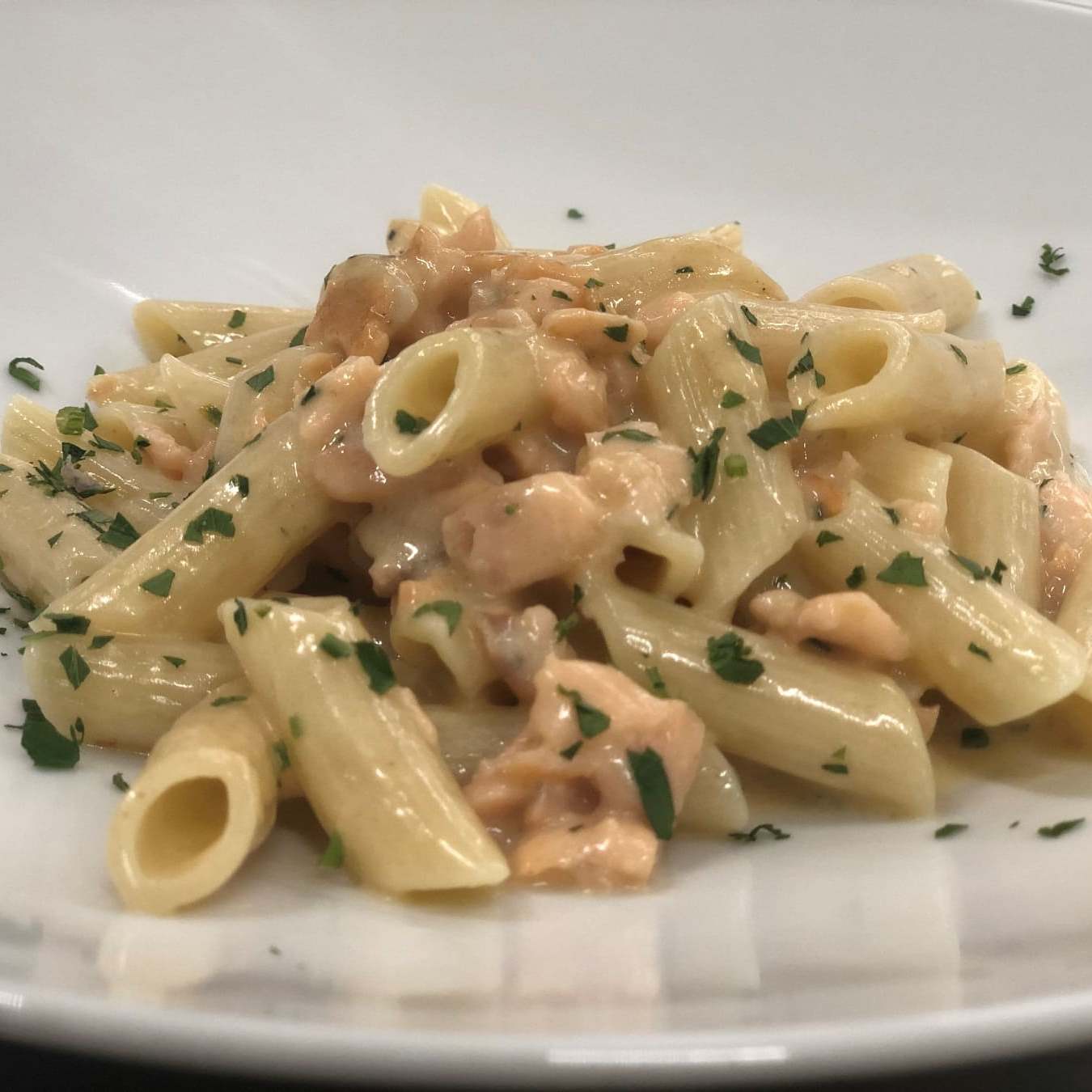 Penne vodka e salmone da Sebastiano Cekorja per il Ristorante Vanity