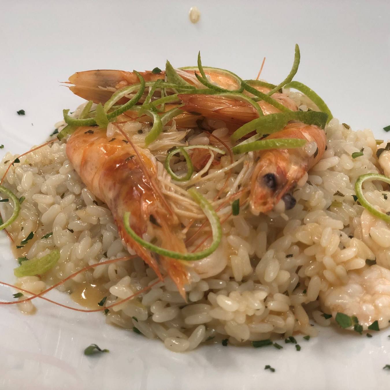 Risotto lime e gamberi 2 Food and love