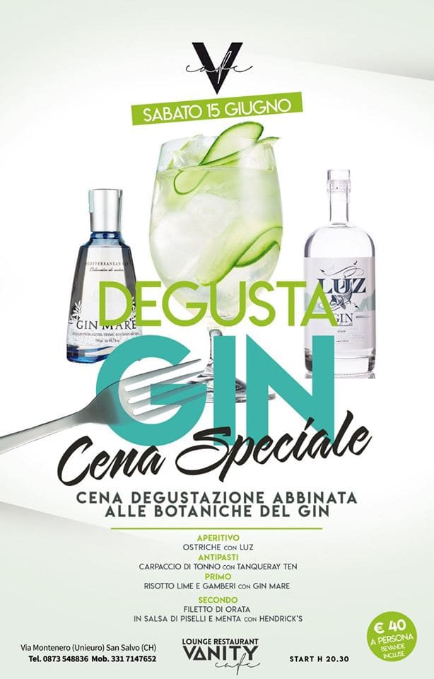 Cena Speciale DeGusta Gin